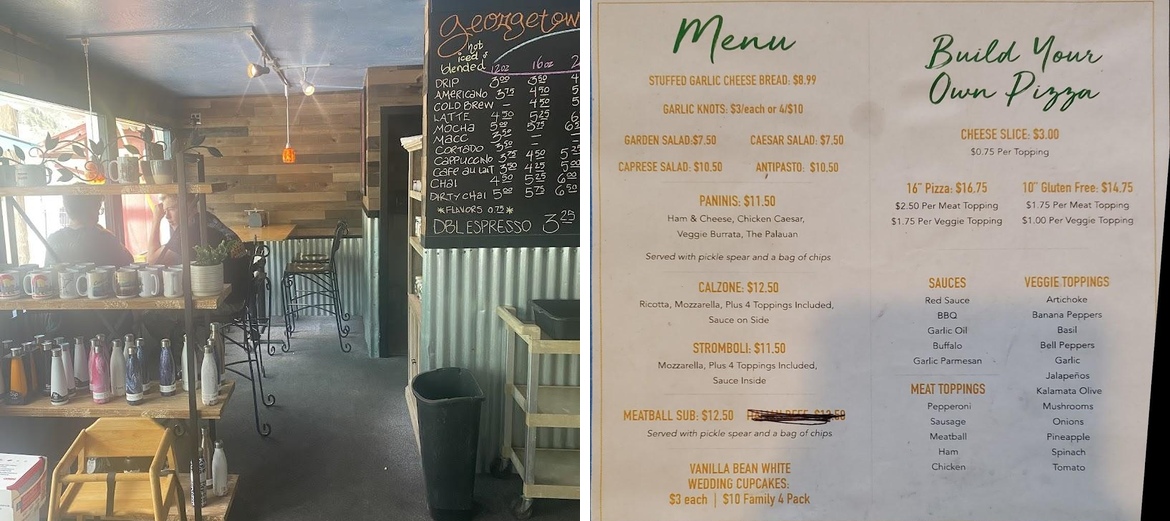 Mountainbuzz Pizzeria Menu