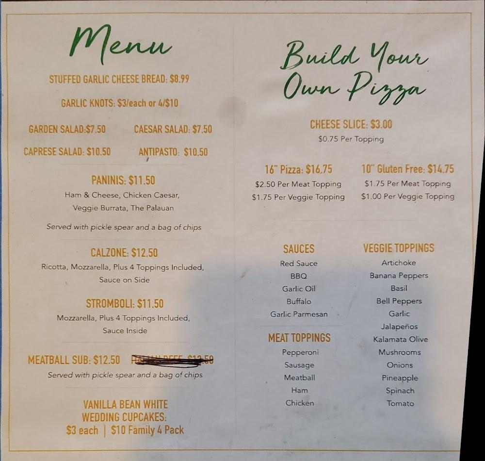 Mountainbuzz Pizzeria Menu image 1