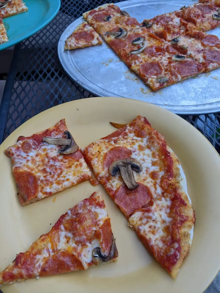 Pepperoni and Mushroom Pizza